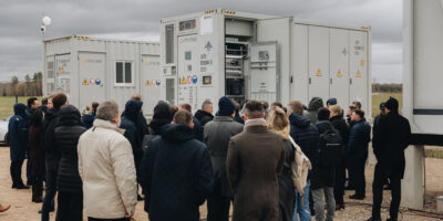 The Opening of the Targale battery energy storage system