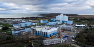 Utilitase Paljassaare soojuspumbajaama nurgakivi asetamine