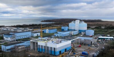 Utilitase Paljassaare soojuspumbajaama nurgakivi asetamine